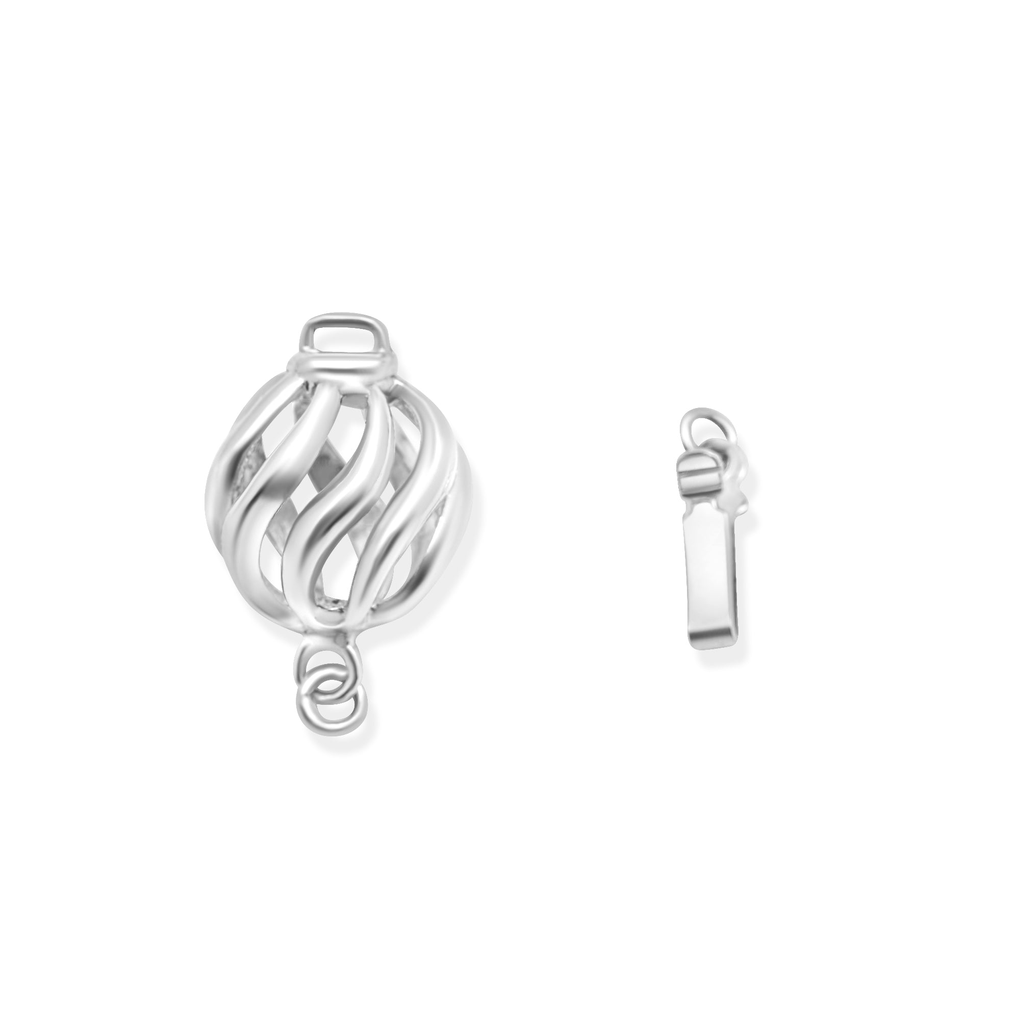 Ball Clasp 925 Silver for Pearl Necklace or Bracelet SC145