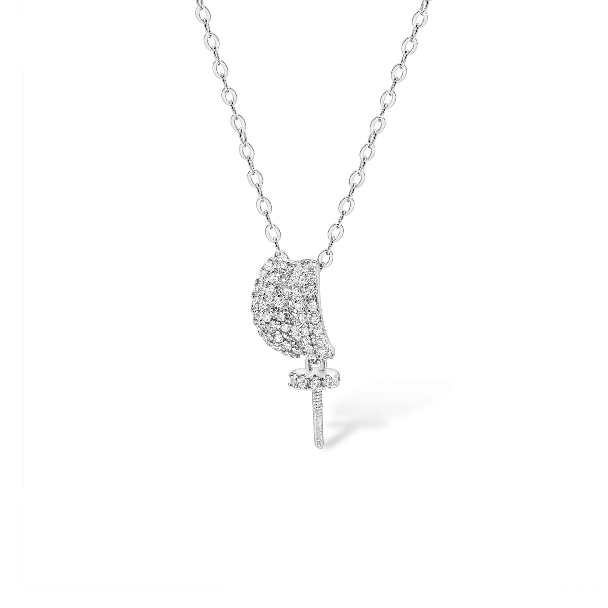Pendant Chain 925 Silver for pearl SC179