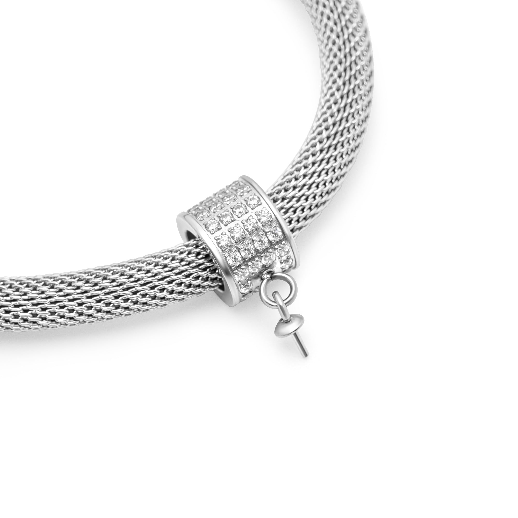 Bracelet Chain 925 Silver for pearl SC187/SC187B