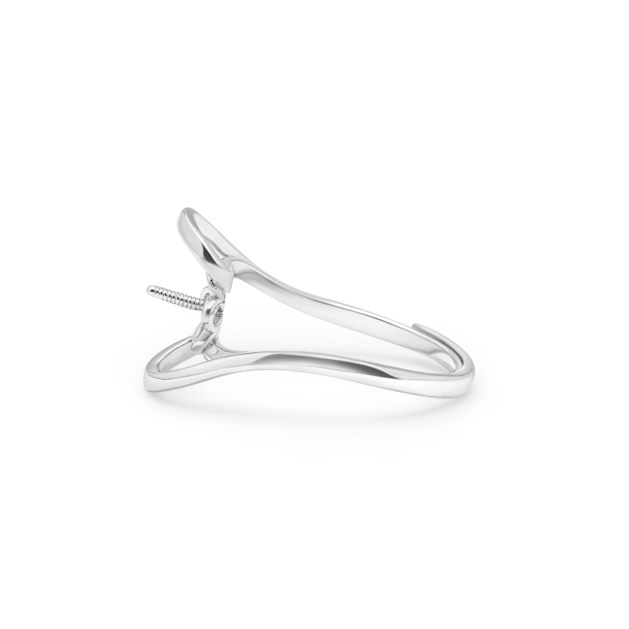 Adjustable Ring 925 Silver for pearl SC226