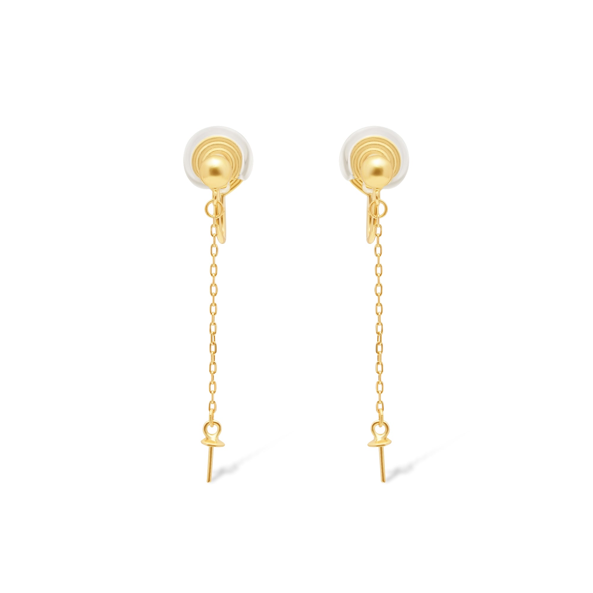 Dangle Earring Bails 925 Silver for Pearl SC236