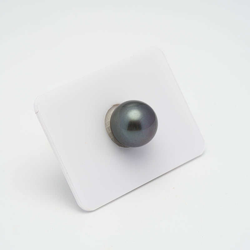 1pcs Dark 12.9mm - SR AAA/AA Quality Tahitian Pearl Single LP1628 BRT