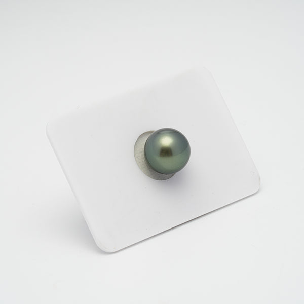 1pcs Green 10.8mm - SB AA/AAA Quality Tahitian Pearl Single LP1638 CMP1