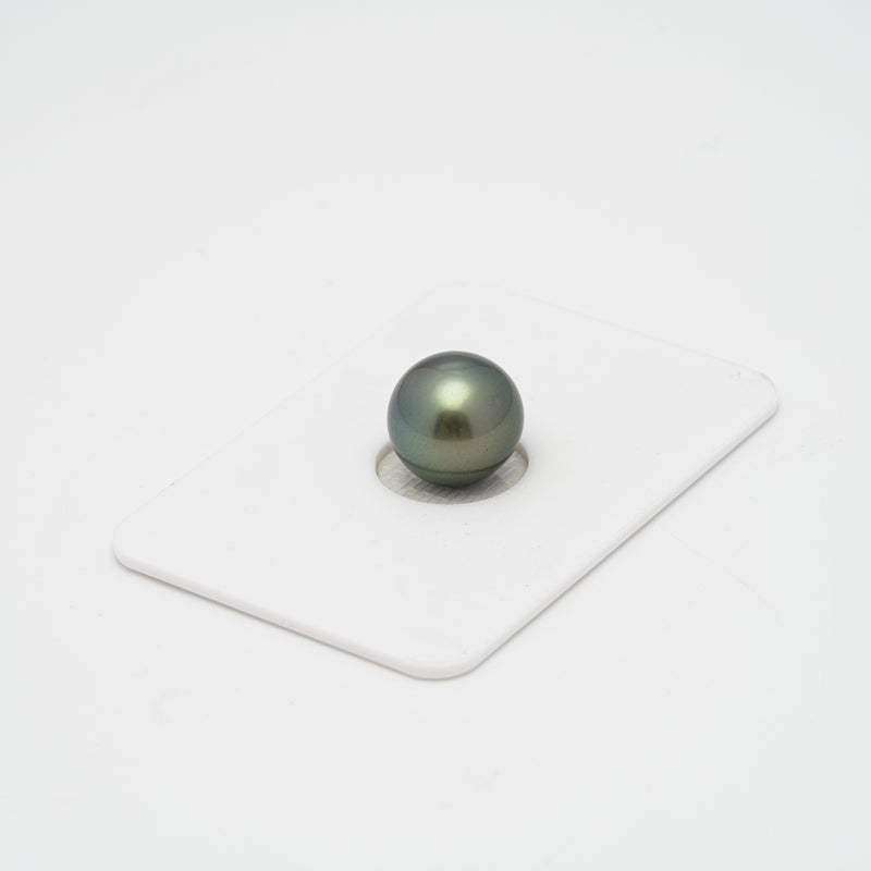 1pcs Green 10.8mm - SB AA/AAA Quality Tahitian Pearl Single LP1638 CMP1