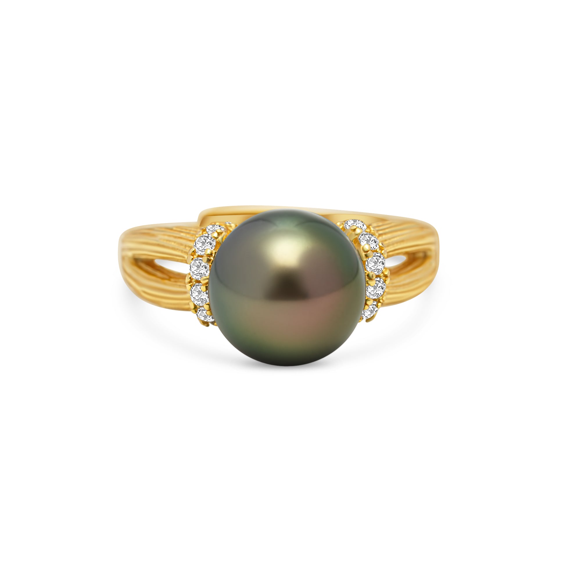 1pcs Tahitian Pearl Ring 925 Silver SHM1802