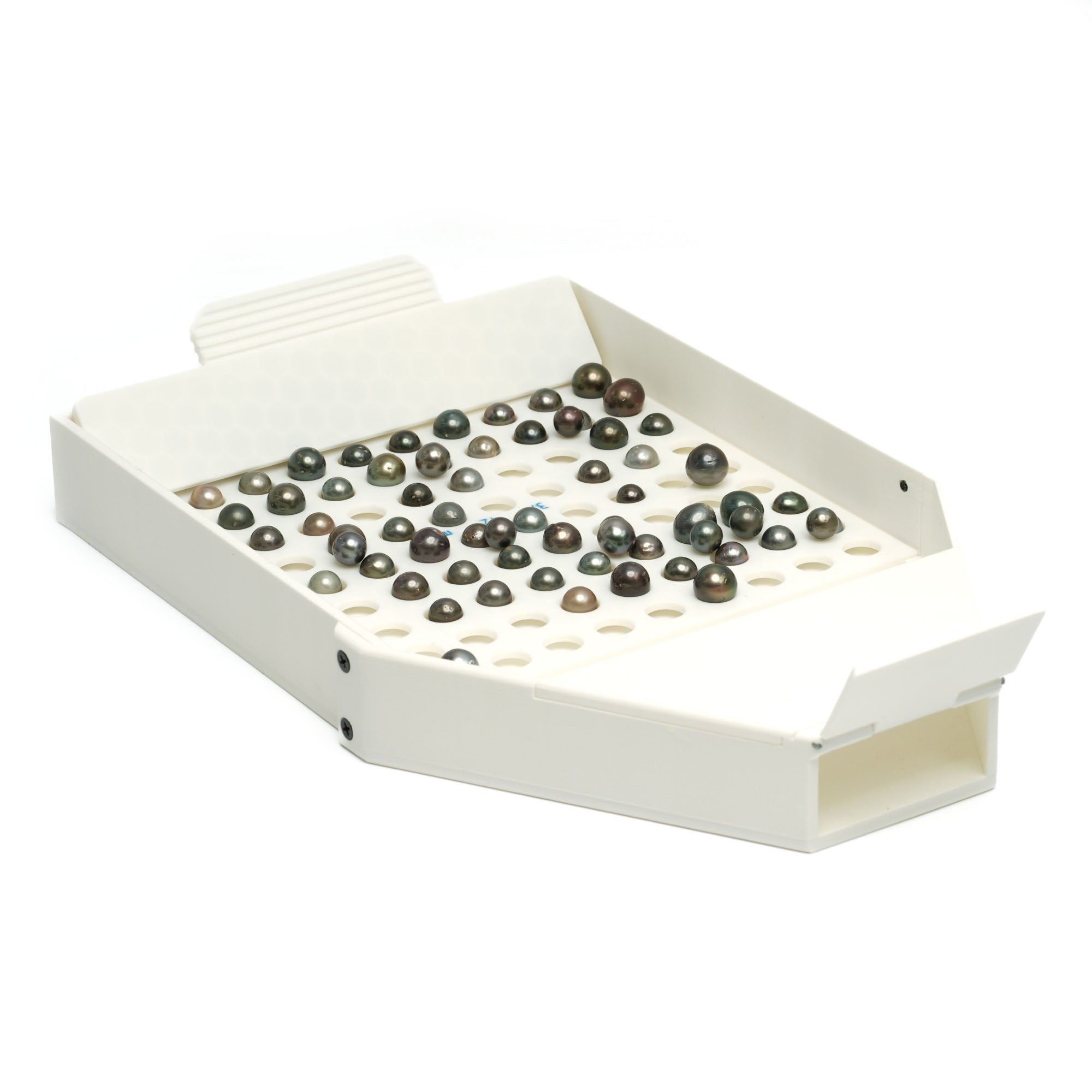 Professional Counter tray for Beads Pearls Round shape for 100pcs D100