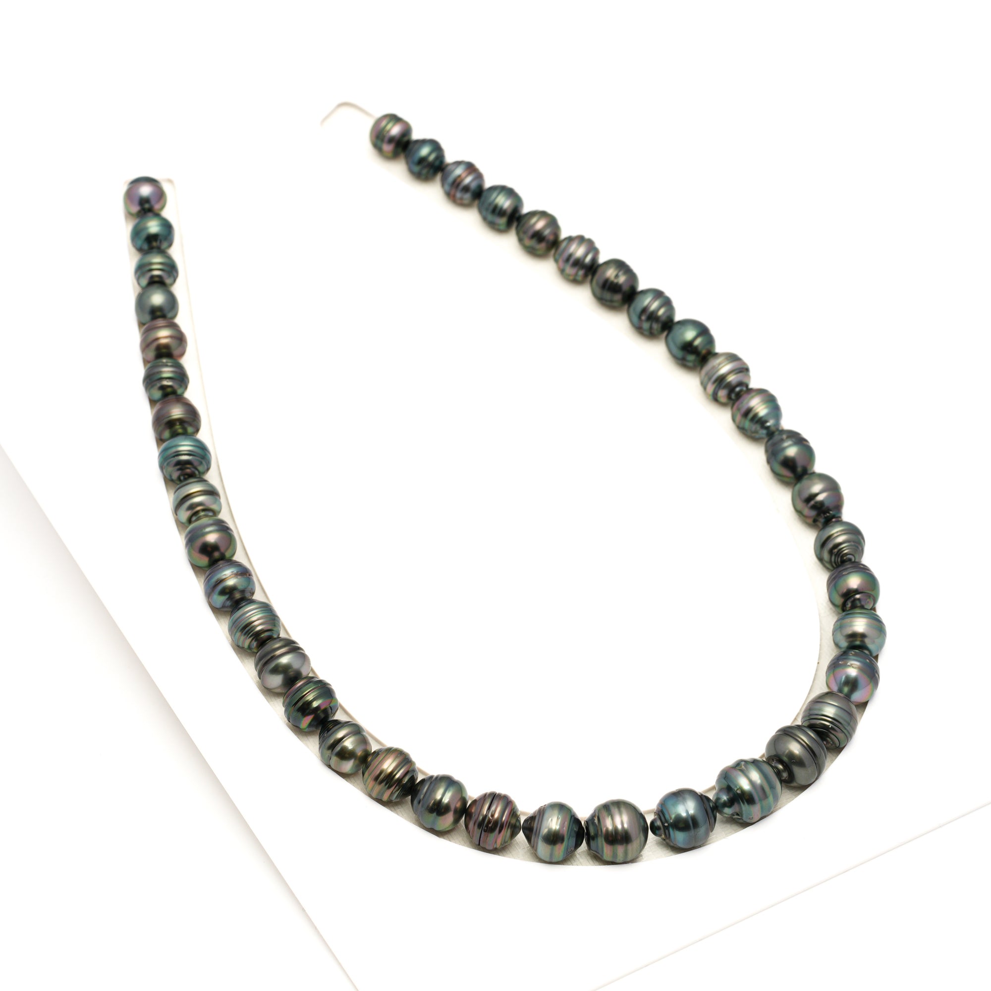 41pcs Mix 8-11mm - CL AAA/AA Quality Tahitian Pearl Necklace NL1780 LP1