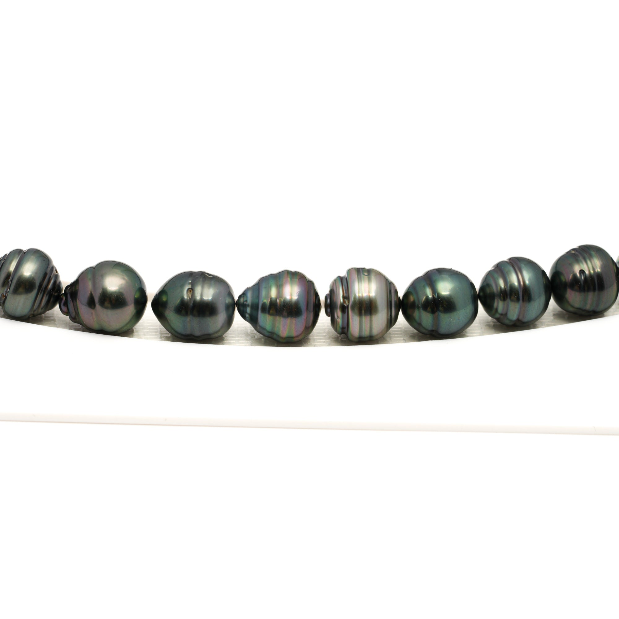 41pcs Mix 8-11mm - CL AAA/AA Quality Tahitian Pearl Necklace NL1780 LP1