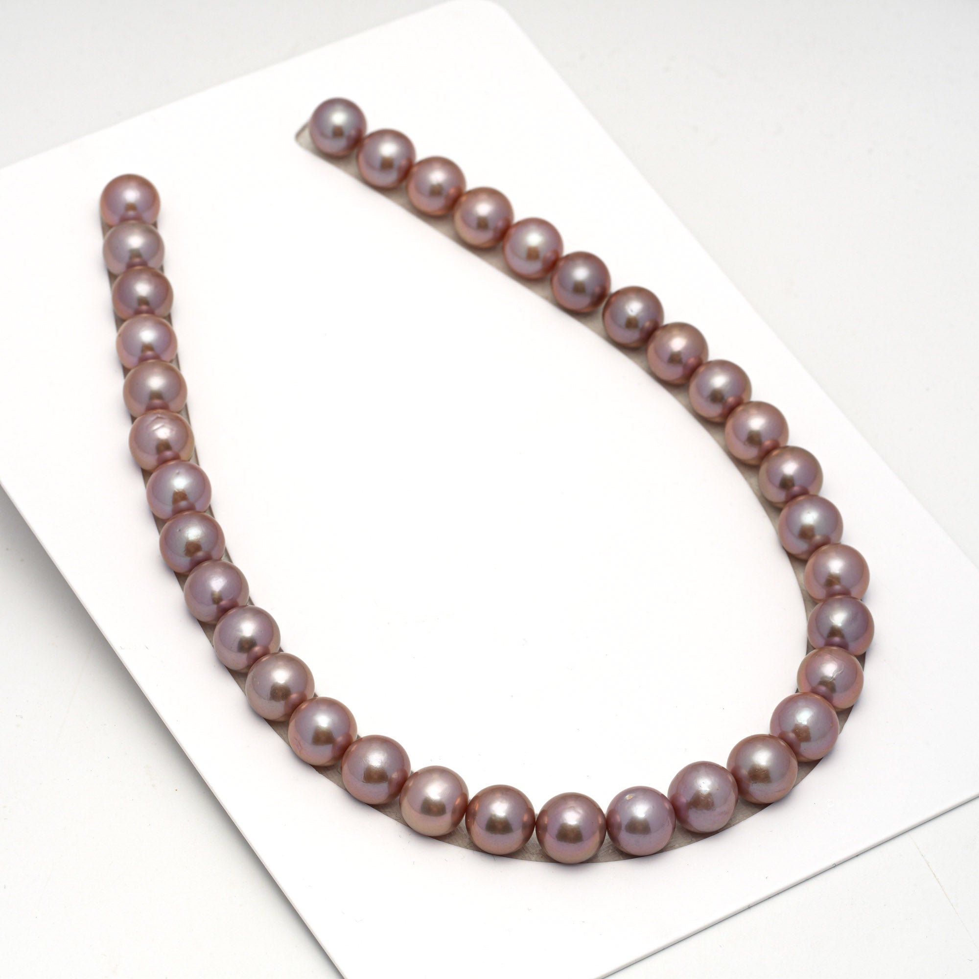 35pcs Pink 12-13mm - SR/NR AA Quality Fresh Water Pearl Edison Necklace NL1695
