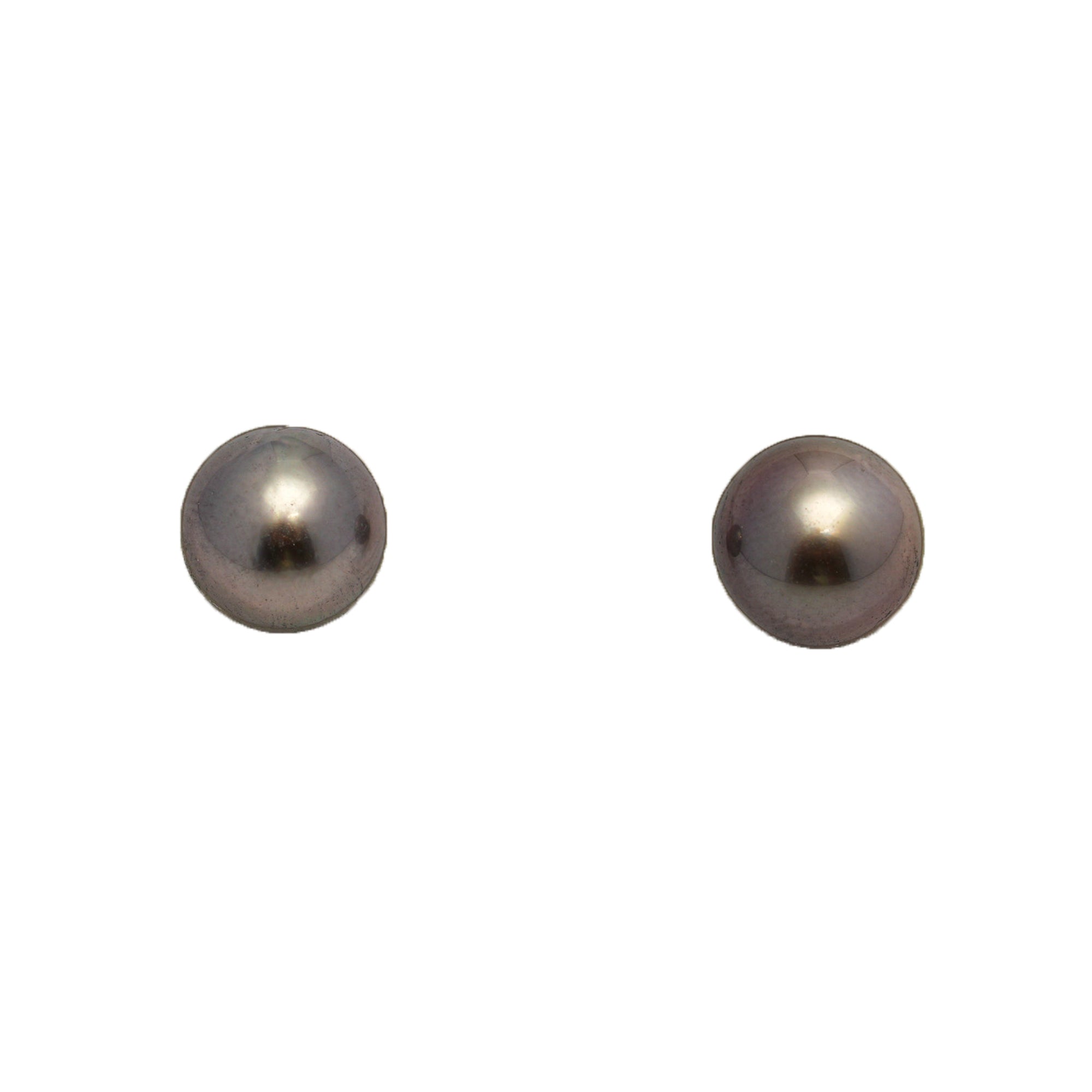 2pcs Brown Cherry 7.7-7.8mm - RSR AA/AAA Quality Tahitian Pearl Pair ER1786 NG19