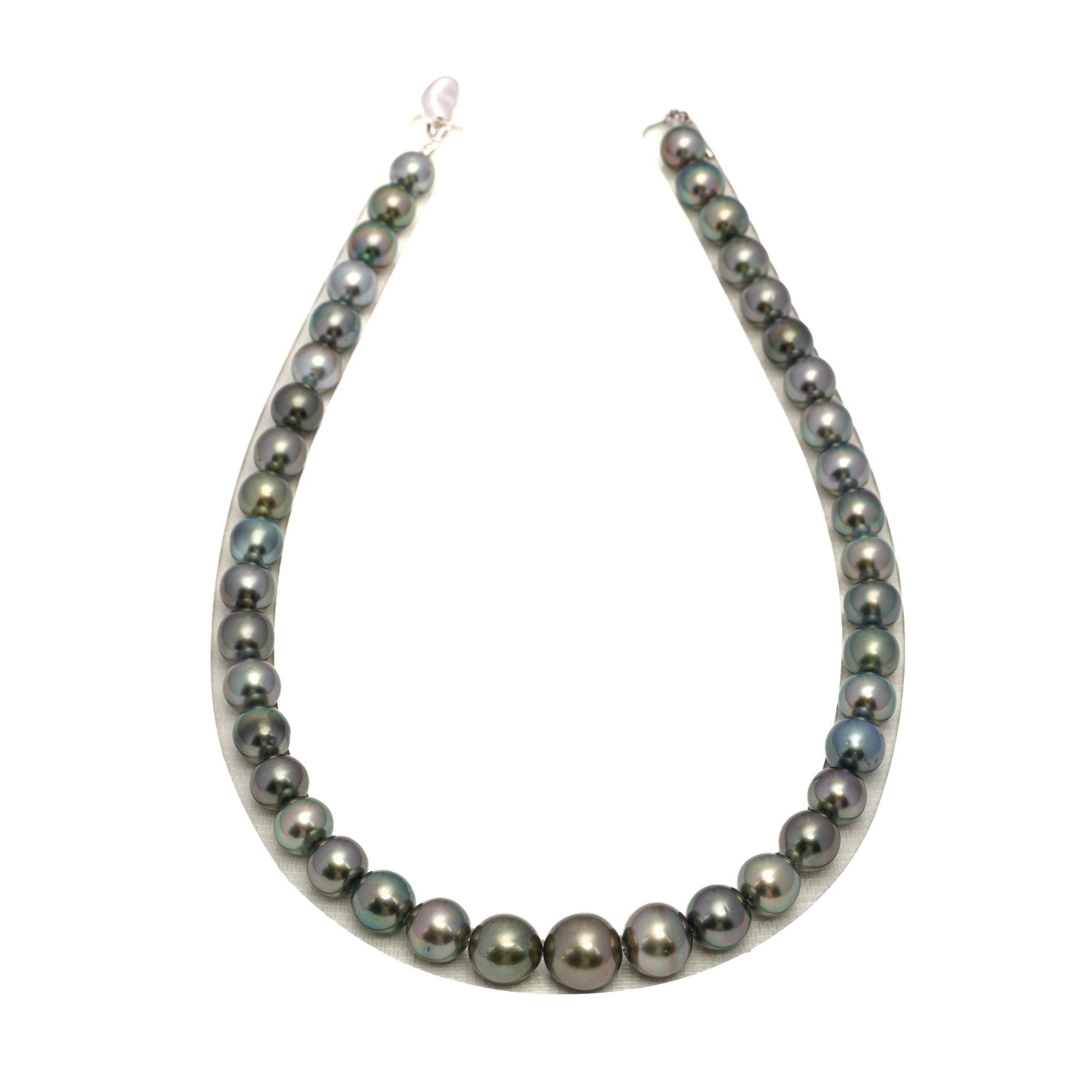 41pcs Multicolor 8-13mm - SR/NR AAA Quality Tahitian Pearl Drilled Necklace NL1735 WF1
