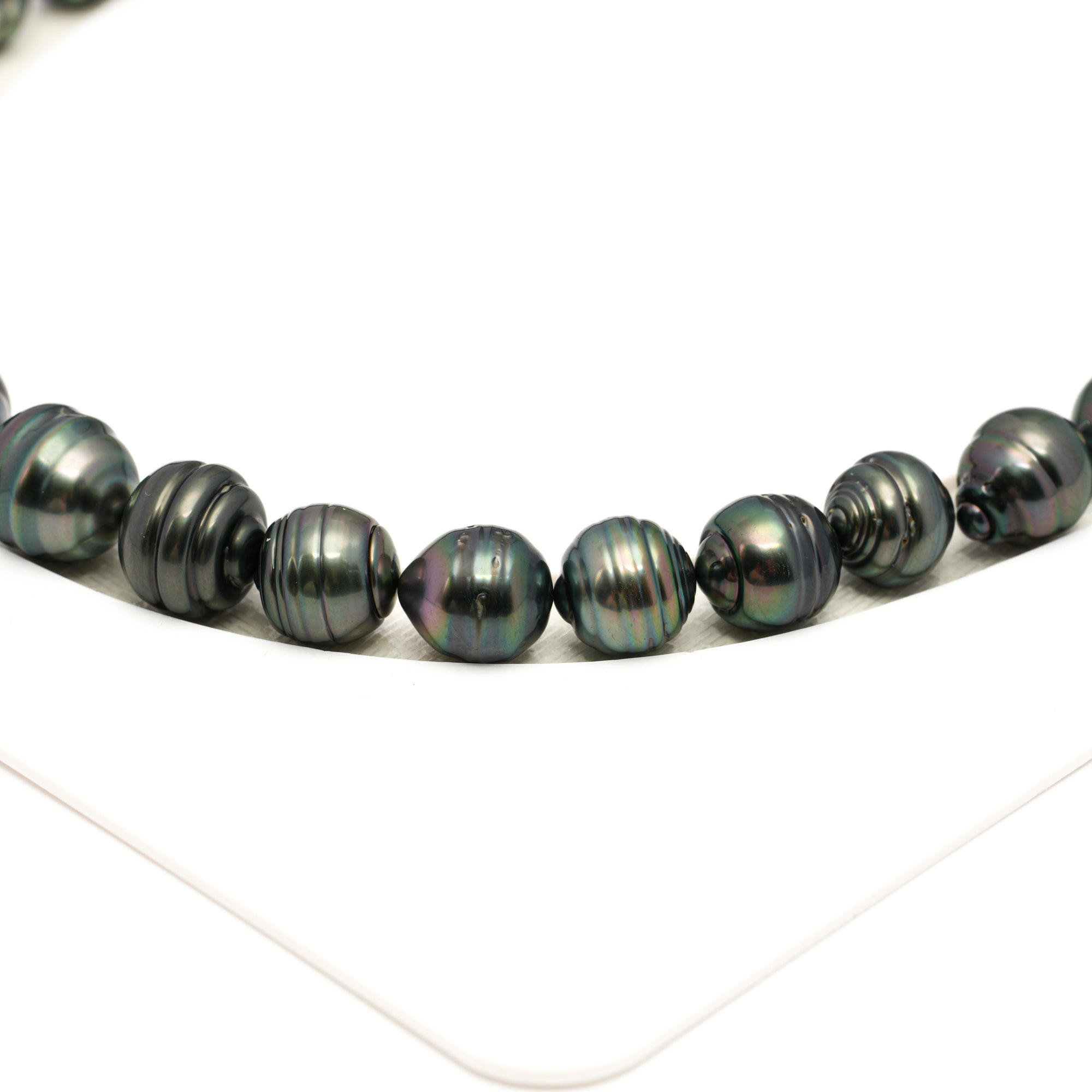 41pcs Mix 8-11mm - CL AAA/AA Quality Tahitian Pearl Necklace NL1780 LP1