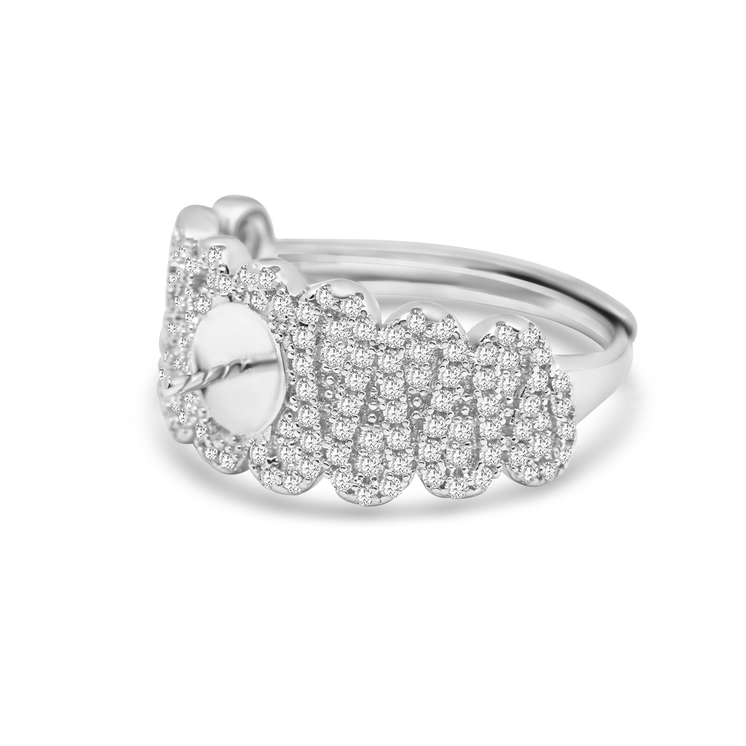 Adjustable Ring 925 Silver for pearl SC279