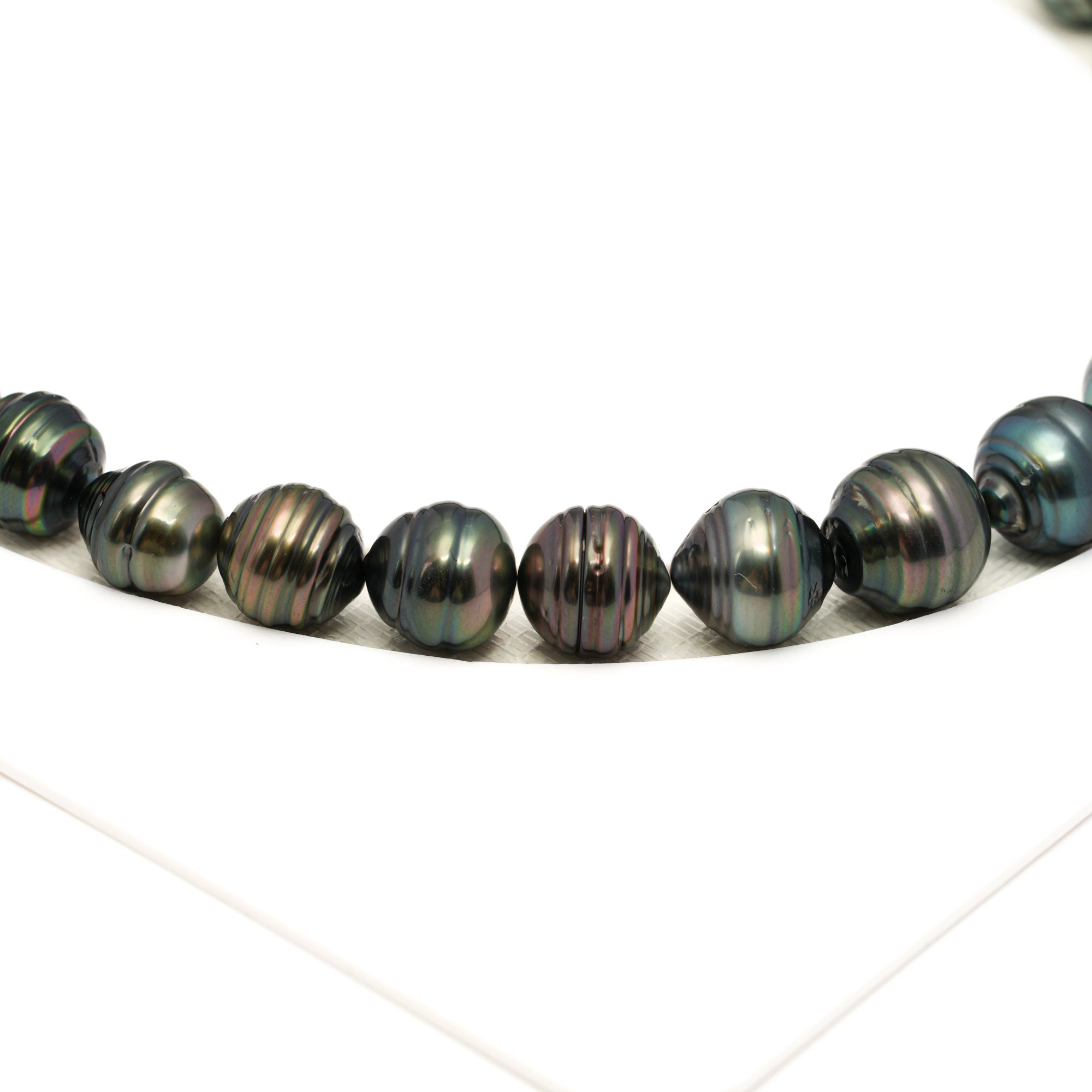 41pcs Mix 8-11mm - CL AAA/AA Quality Tahitian Pearl Necklace NL1780 LP1