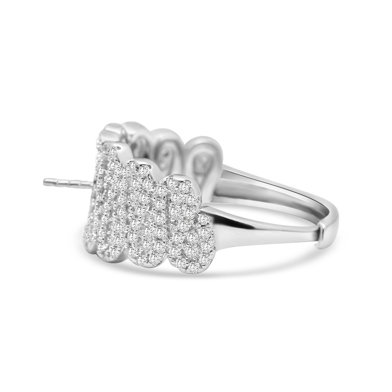 Adjustable Ring 925 Silver for pearl SC279