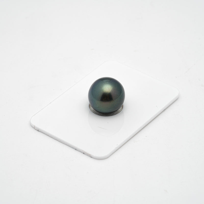 1pcs Dark Green 13.2mm - R AAA/AA Quality Tahitian Pearl Single LP1284