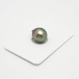 1pcs "High Luster" Green 11.5mm - SB AAA/TOP Quality Tahitian Pearl Single LP1999 MI1