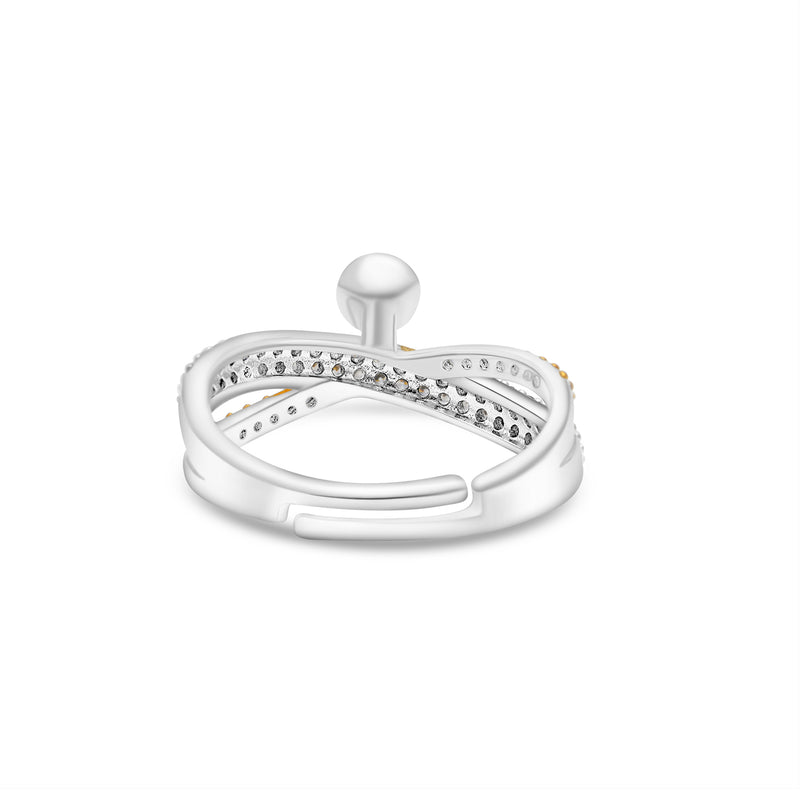 Adjustable Ring 925 Silver for pearl SC358