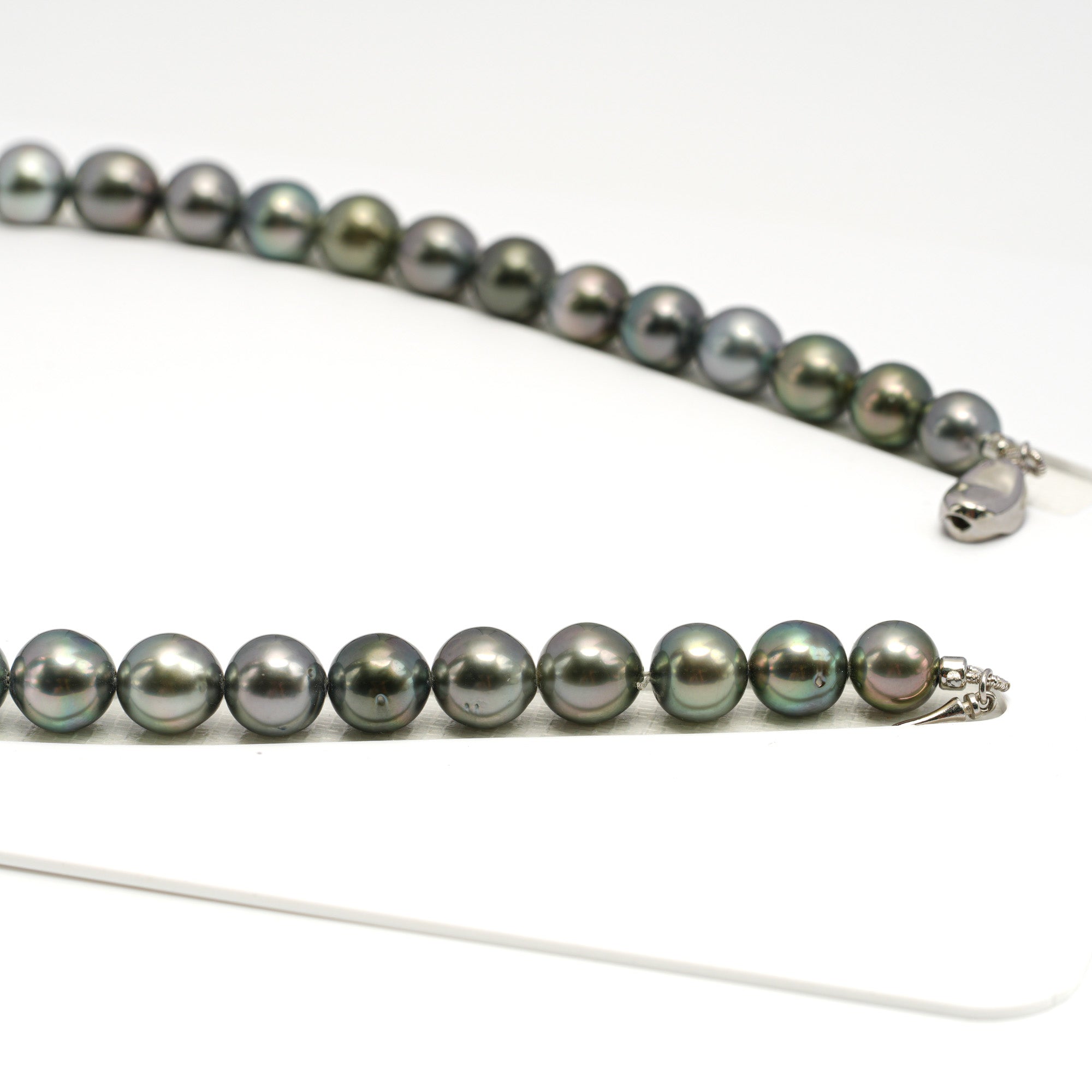 41pcs Multicolor 8-13mm - SR/NR AAA Quality Tahitian Pearl Drilled Necklace NL1735 WF1