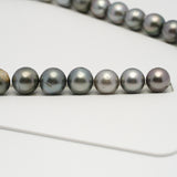 36pcs Light 11-13mm - SR/NR AA/A Quality Tahitian Pearl Necklace NL1607 THMIX3