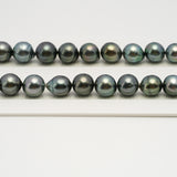 43pcs Mix 8-11mm - SB AA/AAA Quality Tahitian Pearl Necklace NL1637 HL3