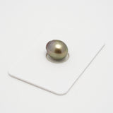 1pcs Golden Green 10.3mm - SB AAA Quality Tahitian Pearl Single LP2136 HL3