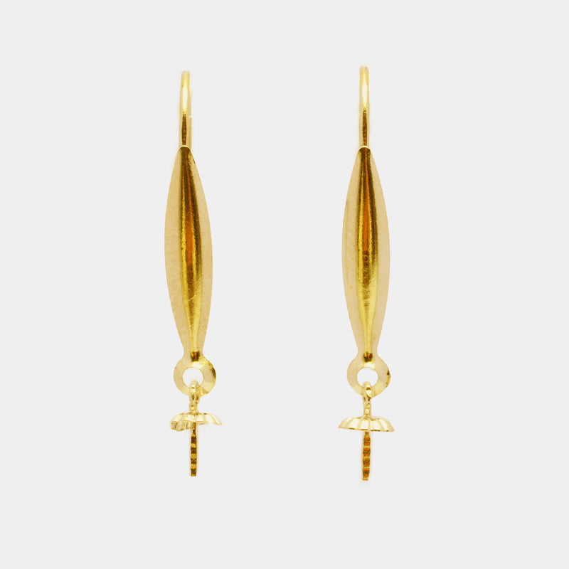 18k Dangling Earring bail 18k01