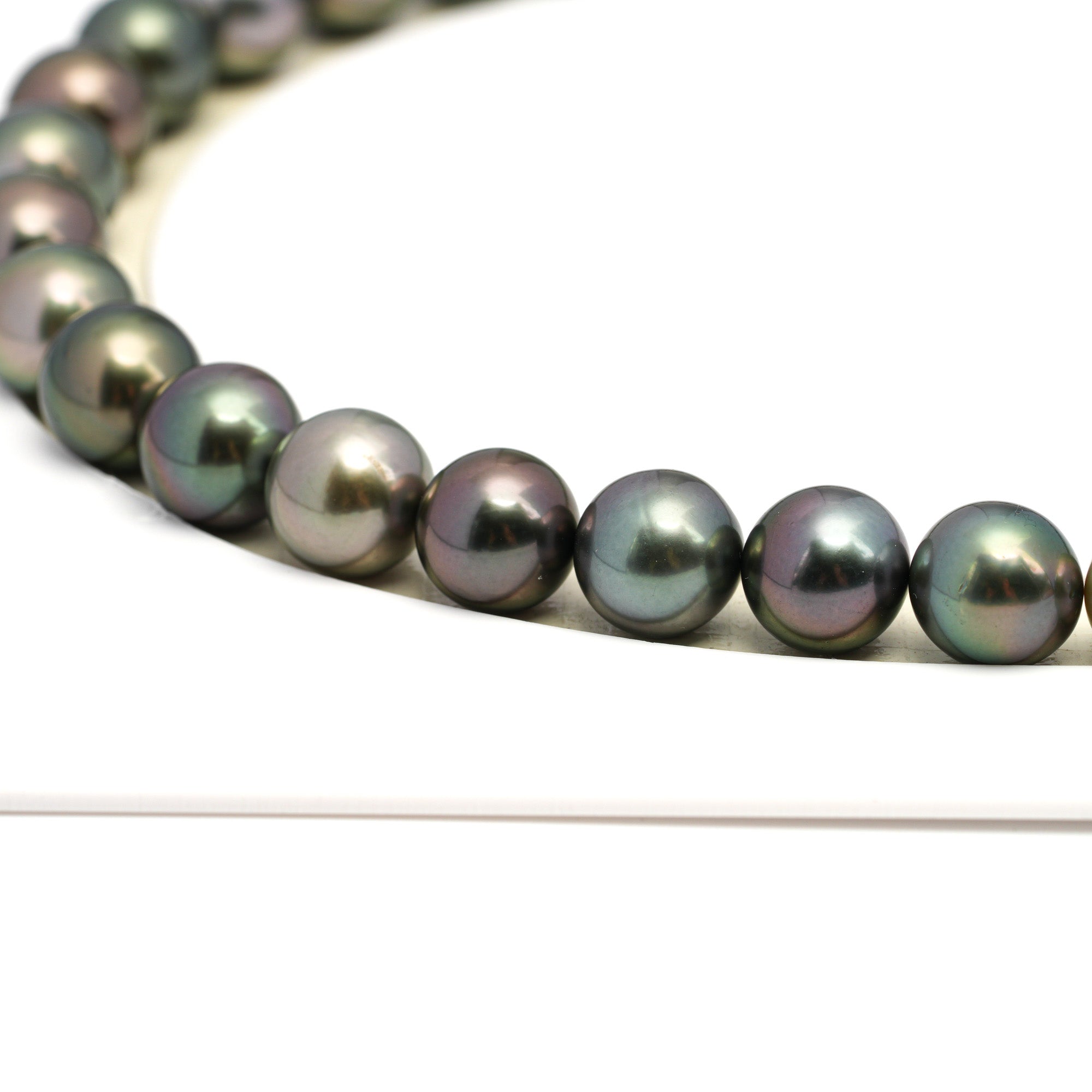 44pcs Multicolor 9-11mm - RSR AAA Quality Tahitian Pearl Necklace NL1646 CMP8