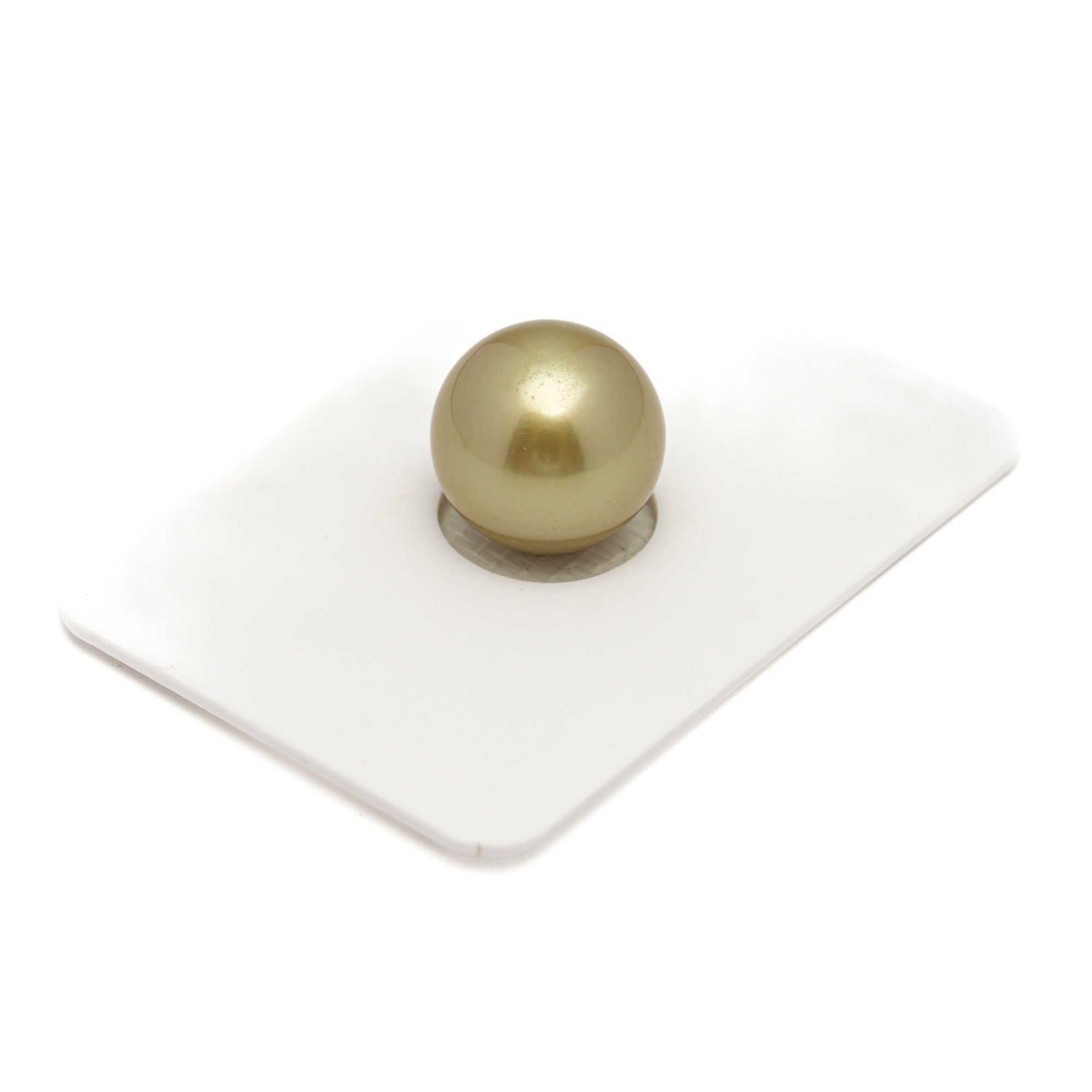 1pcs "High Luster" Yellow 13.1mm - RSR AAA Quality Tahitian Pearl Single LP2408 ORX1