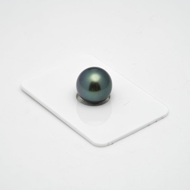 1pcs Dark Green 13.2mm - R AAA/AA Quality Tahitian Pearl Single LP1284