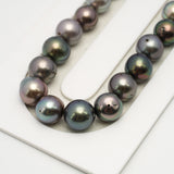 47pcs Multicolor 8-10mm - SR/NR AA/A Quality Tahitian Pearl Drilled Necklace NL1571 CMP4