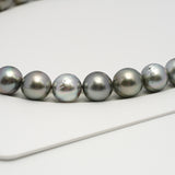 36pcs Light 11-13mm - SR/NR AA/A Quality Tahitian Pearl Necklace NL1607 THMIX3