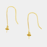 18k Dangling Earring bail 18k01