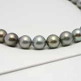 36pcs Light 11-13mm - SR/NR AA/A Quality Tahitian Pearl Necklace NL1607 THMIX3