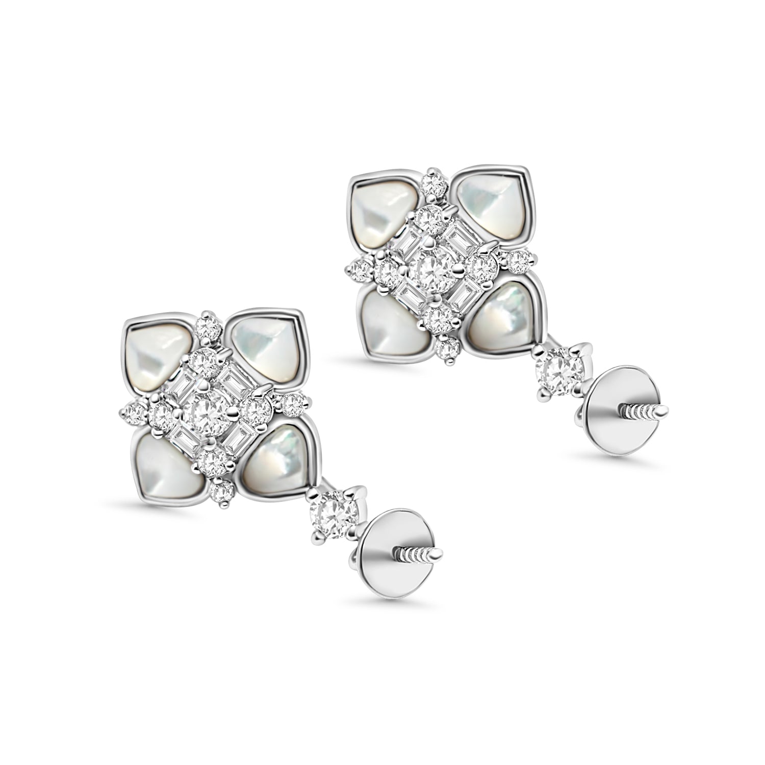 Dangle Earring Bails 925 Silver for Pearl SC314