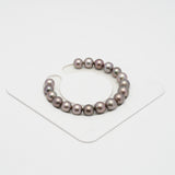 19pcs "High Luster" Brown 8-9mm - RSR AAA Quality Tahitian Pearl Bracelet BR2080 A95