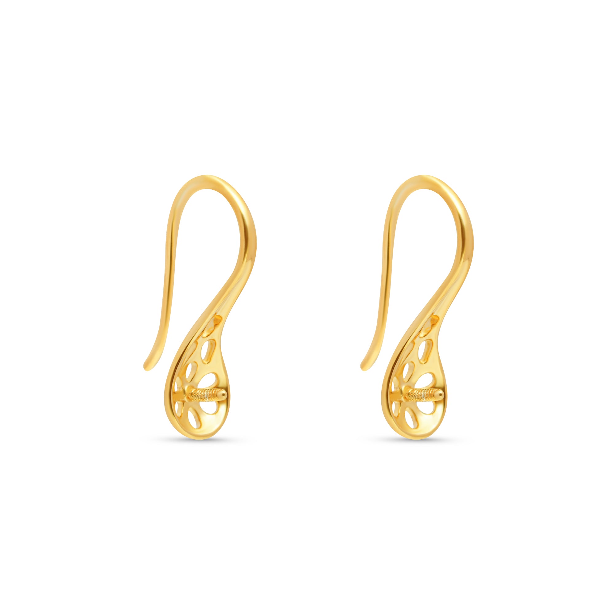 Stud Earring Bails 925 Silver for Pearl SC211 & SC211G
