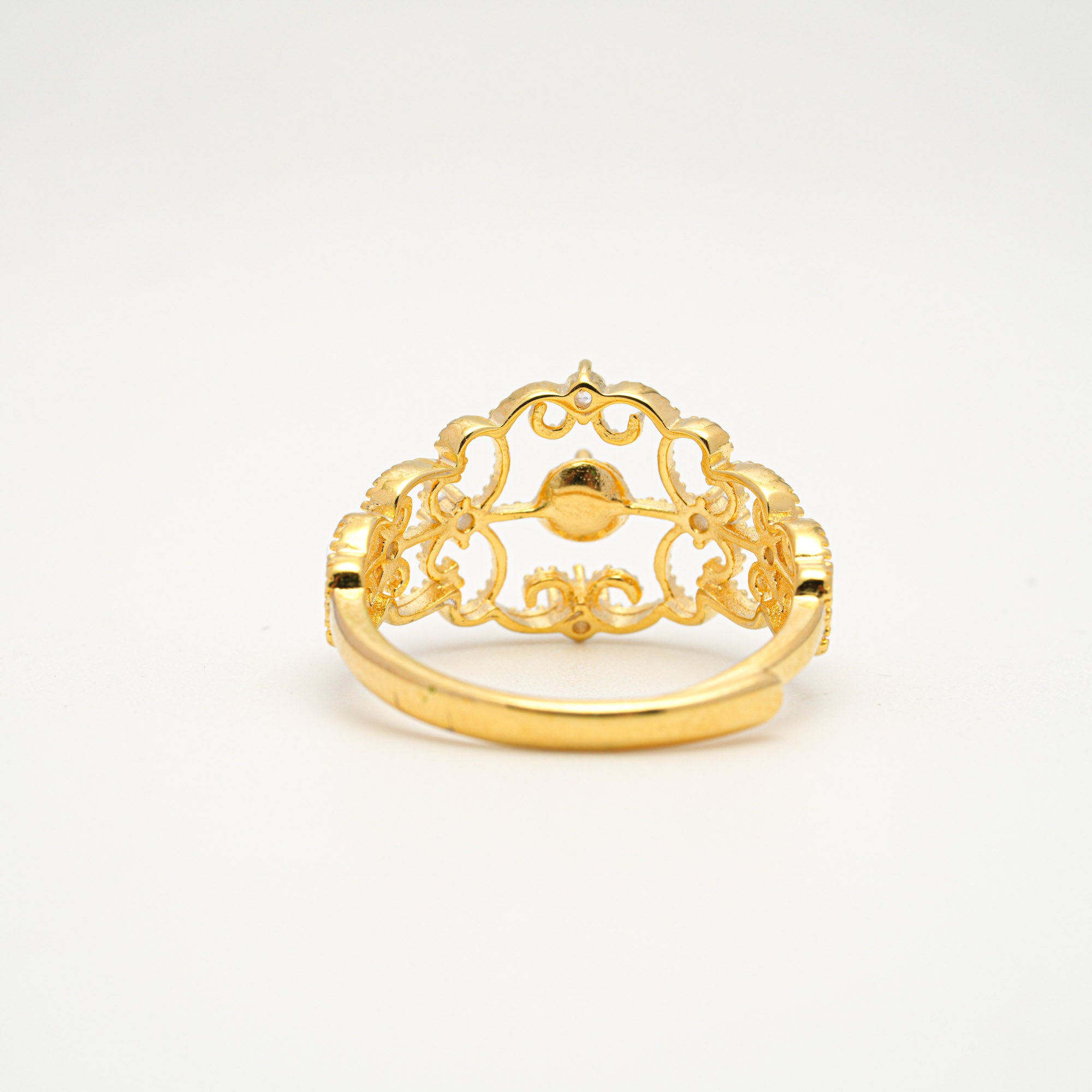 Adjustable Ring 925 Silver for Pearl SC485
