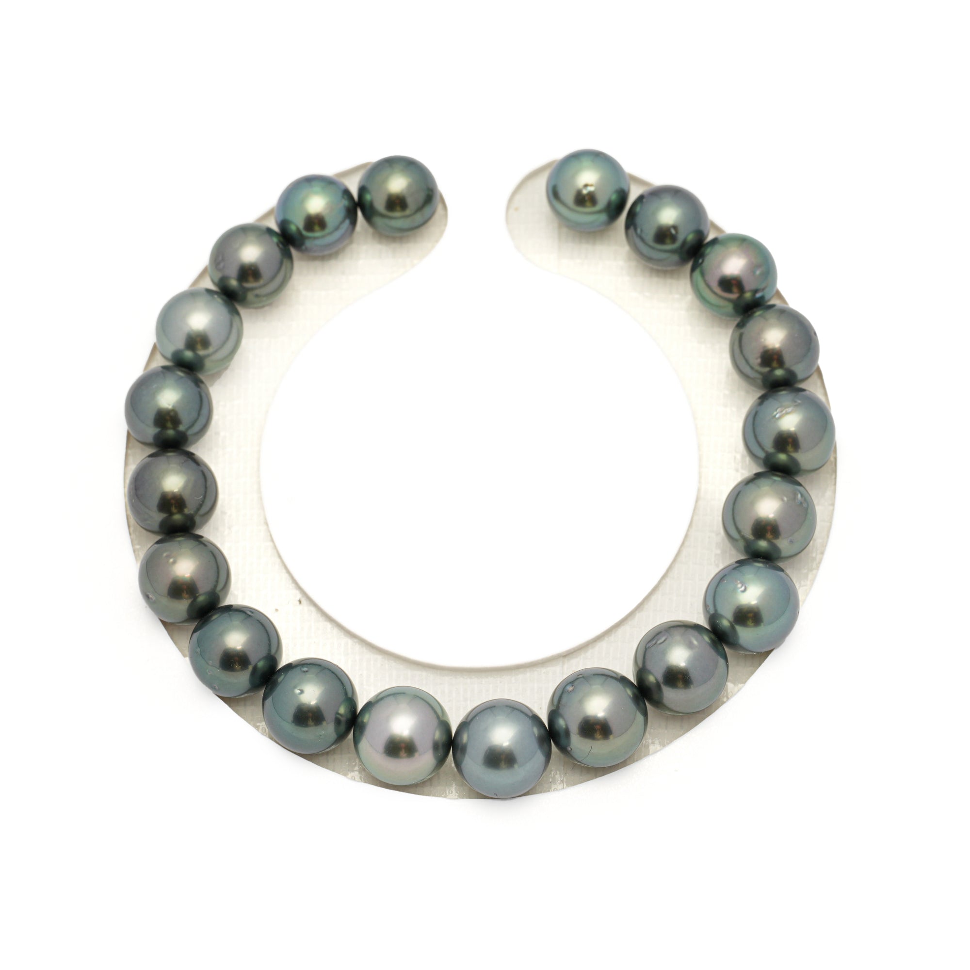 20pcs Blue Green 8-9mm - RSR AAA/AA Quality Tahitian Pearl Bracelet BR2340 OR13
