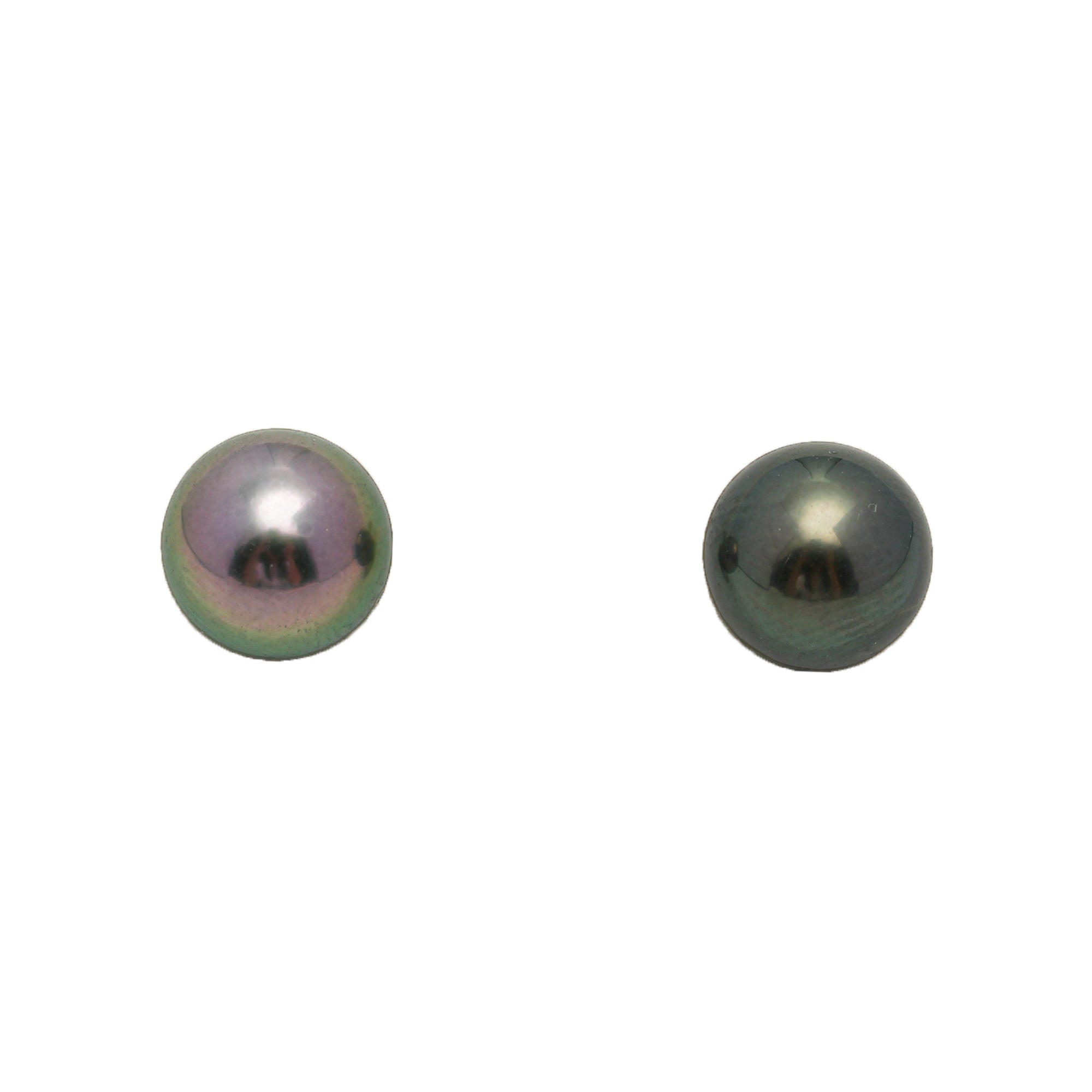 2pcs Multicolor 8.9mm - RSR AAA Quality Tahitian Pearl Pair ER1830 OR13