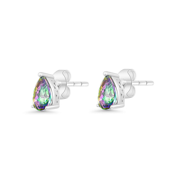 Earring Rainbow Quartz Pear Cut jewelry SHM1259