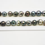 43pcs Multicolor 8-11mm - CL AAA/AA Quality Tahitian Pearl Necklace NL1522 THMIX2