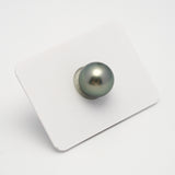 1pcs "High Luster" Light Green 12.4mm - RSR AAA/TOP Quality Tahitian Pearl Single LP2127 A101