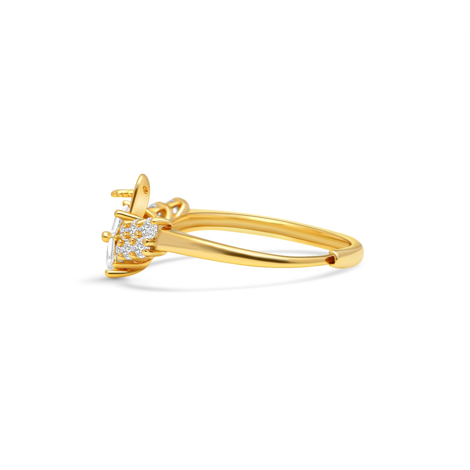 Adjustable Ring 925 Silver for pearl SC365G