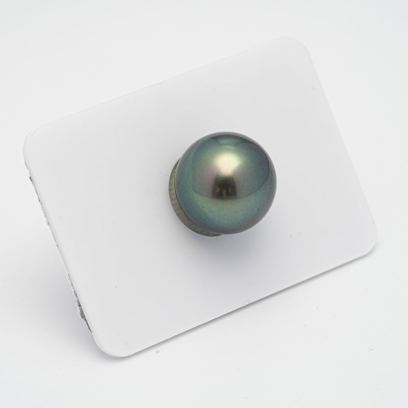 1pcs Green 14.2mm - RSR AA/AAA Quality Tahitian Pearl Single LP1739