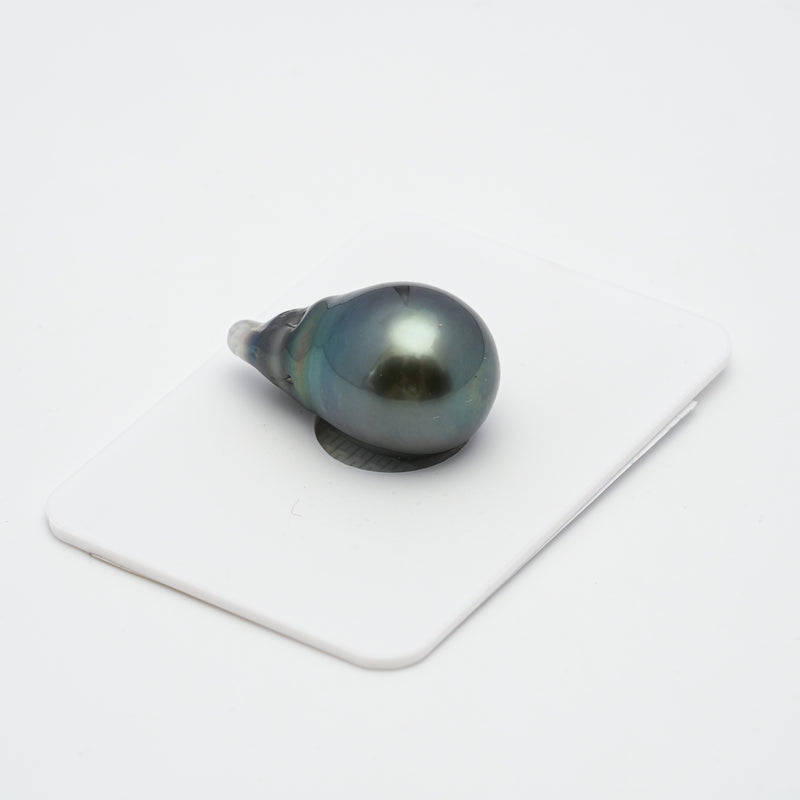 1pcs Green 13.6mm - SB/BQ AAA Quality Tahitian Pearl Single LP1840 TH2