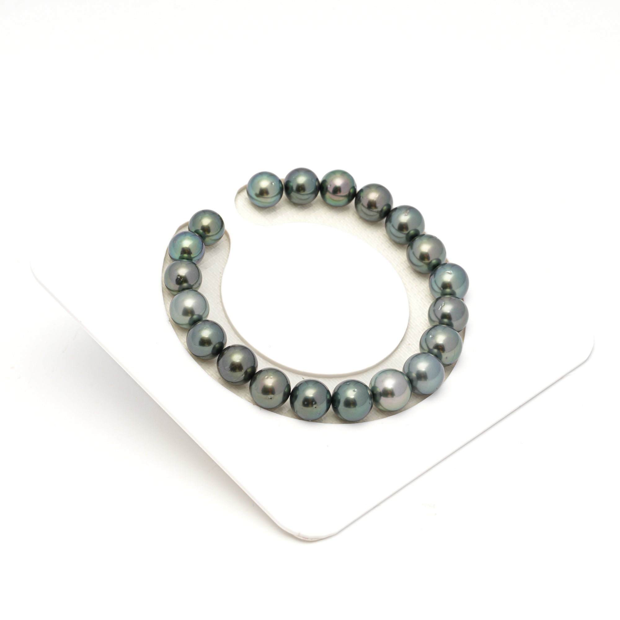 20pcs Blue Green 8-9mm - RSR AAA/AA Quality Tahitian Pearl Bracelet BR2340 OR13