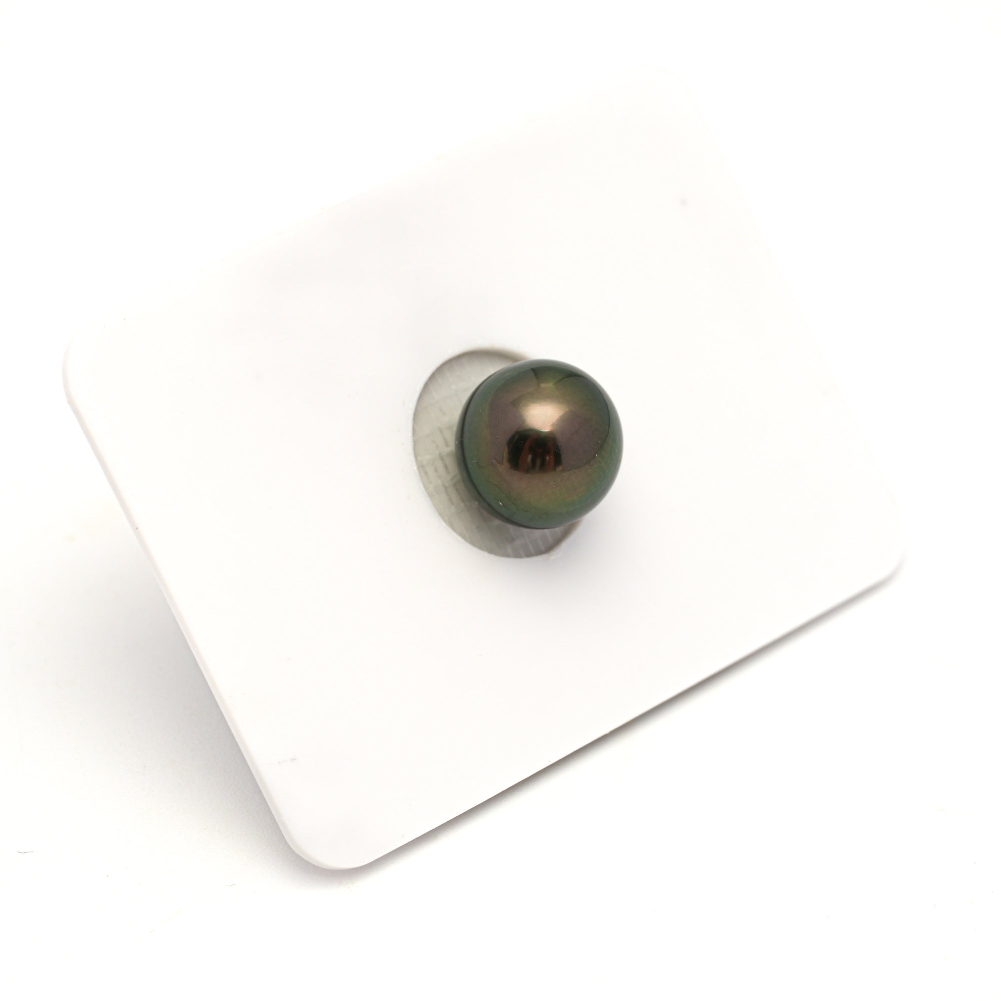 1pcs Green 9.5mm - SR/NR AA Quality Tahitian Pearl Single LP2369 OR13