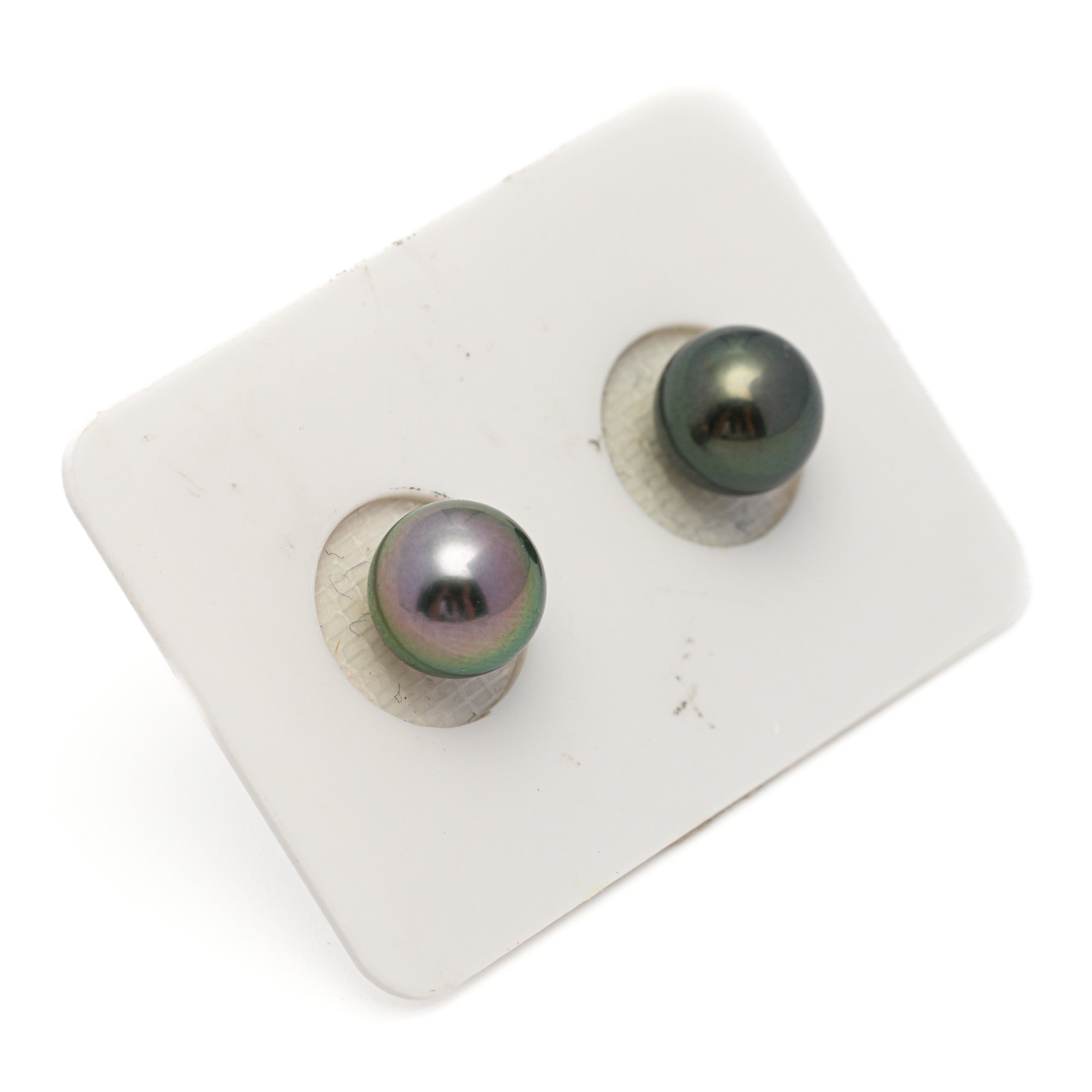 2pcs Multicolor 8.9mm - RSR AAA Quality Tahitian Pearl Pair ER1830 OR13