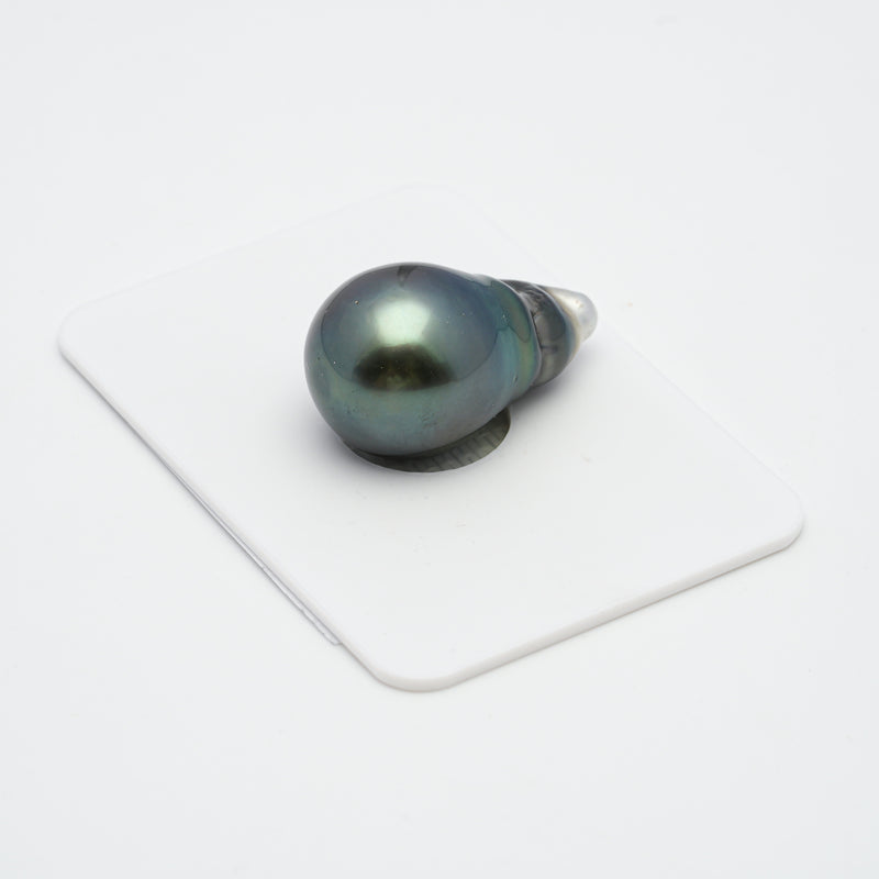 1pcs Green 13.6mm - SB/BQ AAA Quality Tahitian Pearl Single LP1840 TH2